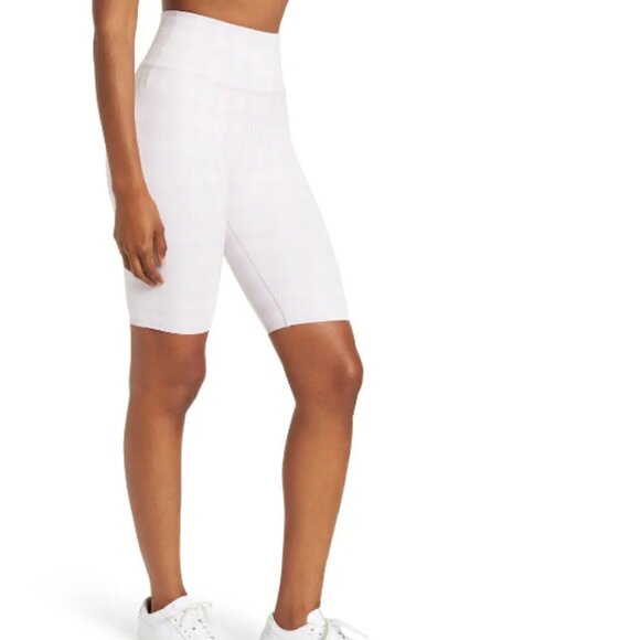 NEW Sweaty Betty Gingham Bike Shorts - Picture 5 of 12